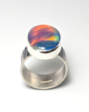 Aurora opal ring