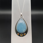 Aquamarine and citrine
