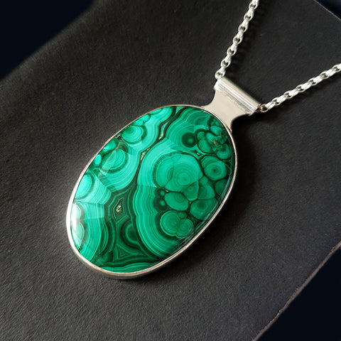 Malachite pendant