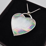 Mother of pearl heart